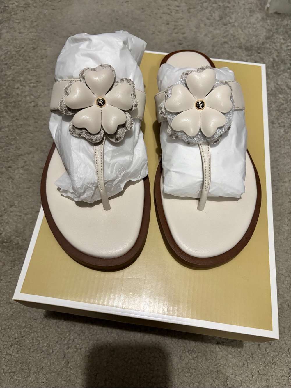 Michael Kors Callie Floral Sandals